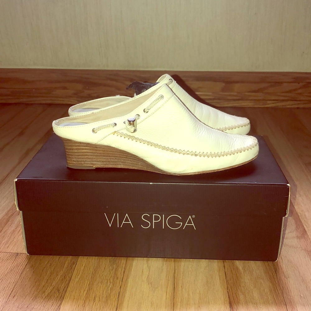 Via Spiga Womens Slip On Loafers